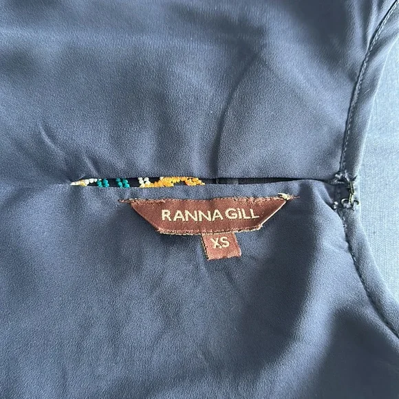 Ranna Gill Blouse Shirt Atoll Thank Top. - Picture 3 of 5